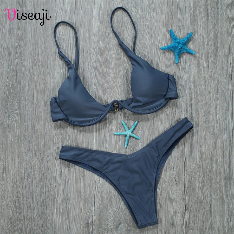 

Bikini 2017 Push Up Swimwear Women Plus Size Swimsuit Brazilian Bikinis Set Bathing Suits Swimming Suit for Women Beach Biquinis