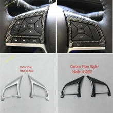 

Lapetus Steering Wheel Decoration Frame Cover Trim 2 Pcs Auto Accessories Fit For Nissan Leaf 2018 ABS Matte / Carbon Fiber Look