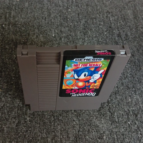 

Sonic the Hedgehog - ! - 72 pins 8bit game cartridge