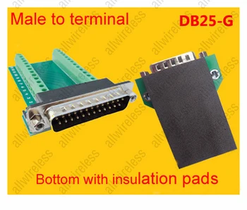 

5pcs/lot DB25 Male 25 Pin Port Signals Breakout Board,DB25 Male 25 Pin Port terminal adapter plate