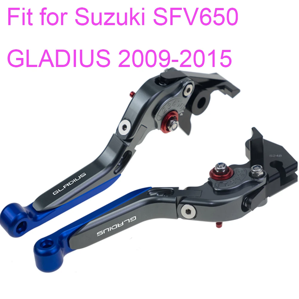 KODASKIN Left and Right Folding Extendable Brake Clutch Levers for Suzuki SFV650 GLADIUS 2009