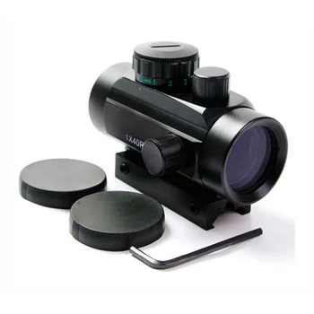 

Red & Green Dot Scope Sight 1X40 Tactical Hunting Rifle Holographic Sight Fits 11mm/20mm Rail Mount Riflescopes Hunting Optic