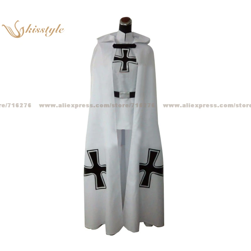 Kisstyle модная одежда APH Hetalia: оси мощность Пруссия Гилберт рыцарь униформа косплей