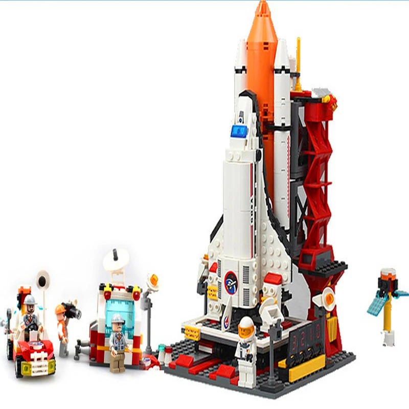 

GUDI 8815 City Space Shuttle Launch Center Model Building Blocks Brick Compatible LegoIN Technic Playmobil Toys