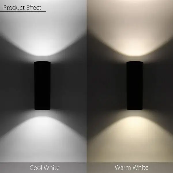 

Led Wall Light IP65 10W Waterproof Outdoor indoor Led Wall Lamp Up Down Double Head AC90~260V Porch Light