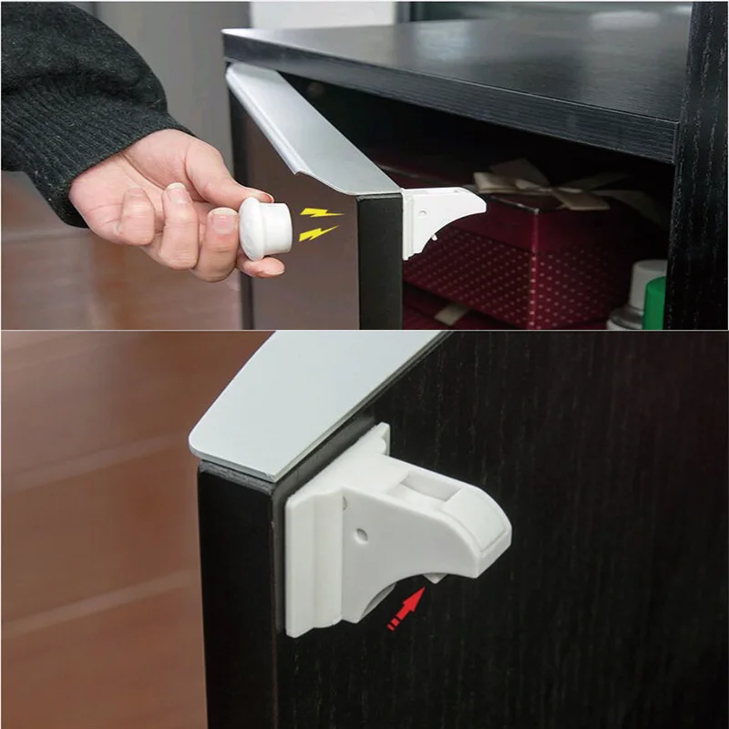 Locking System Child Toddler Safety Drawer 1 Key 4