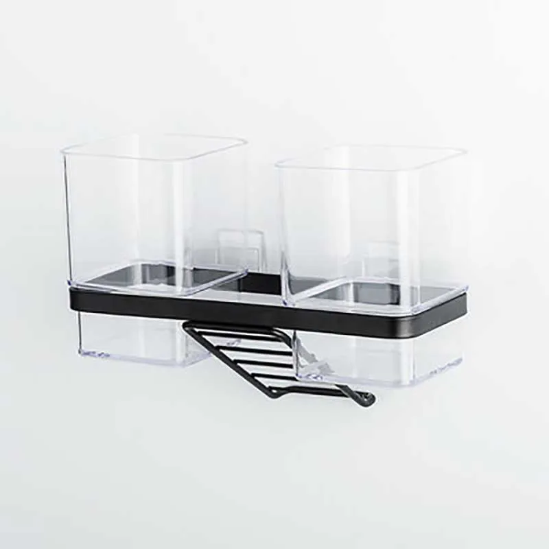Стеллаж для хранения с настенным креплением ONEUP|Стаканы в ванную| |