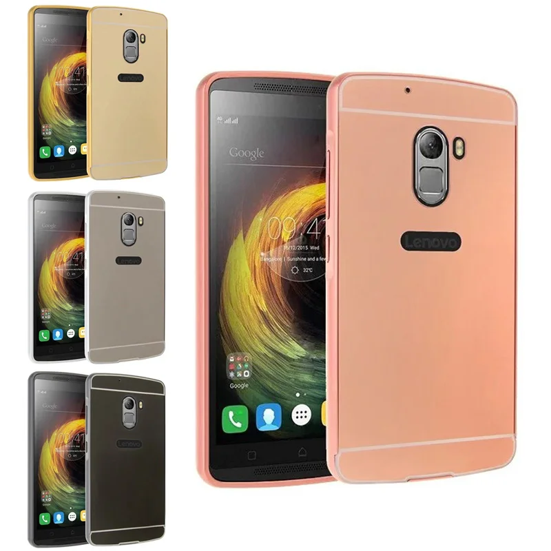 

Mirror Case for Lenovo Vibe X3 Lite Plating Metal Frame with Back Cover Case for Lenovo X3 lite K4 note A7010 Phone Shell Cases