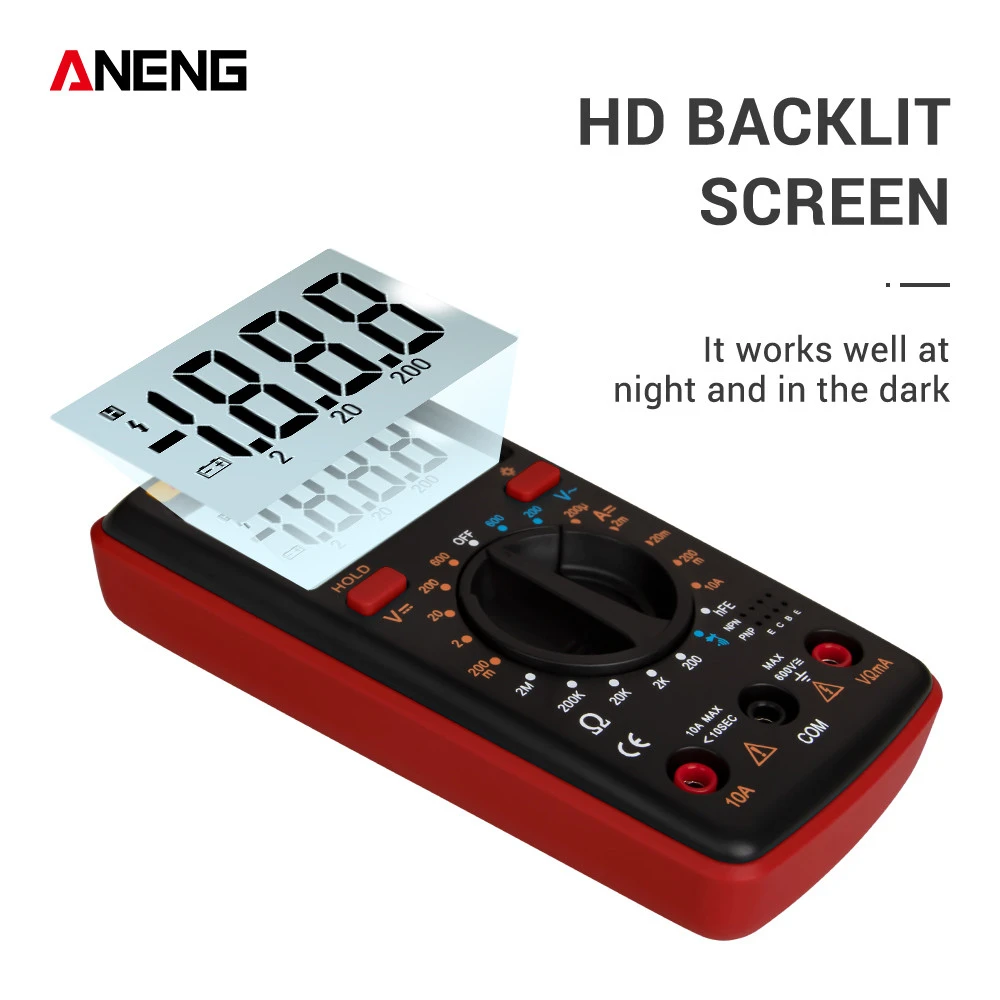 ANENG M1 Digital Multimeter esr meter multimetro tester true rms digital multimeter testers multi meter richmeters dmm 400a
