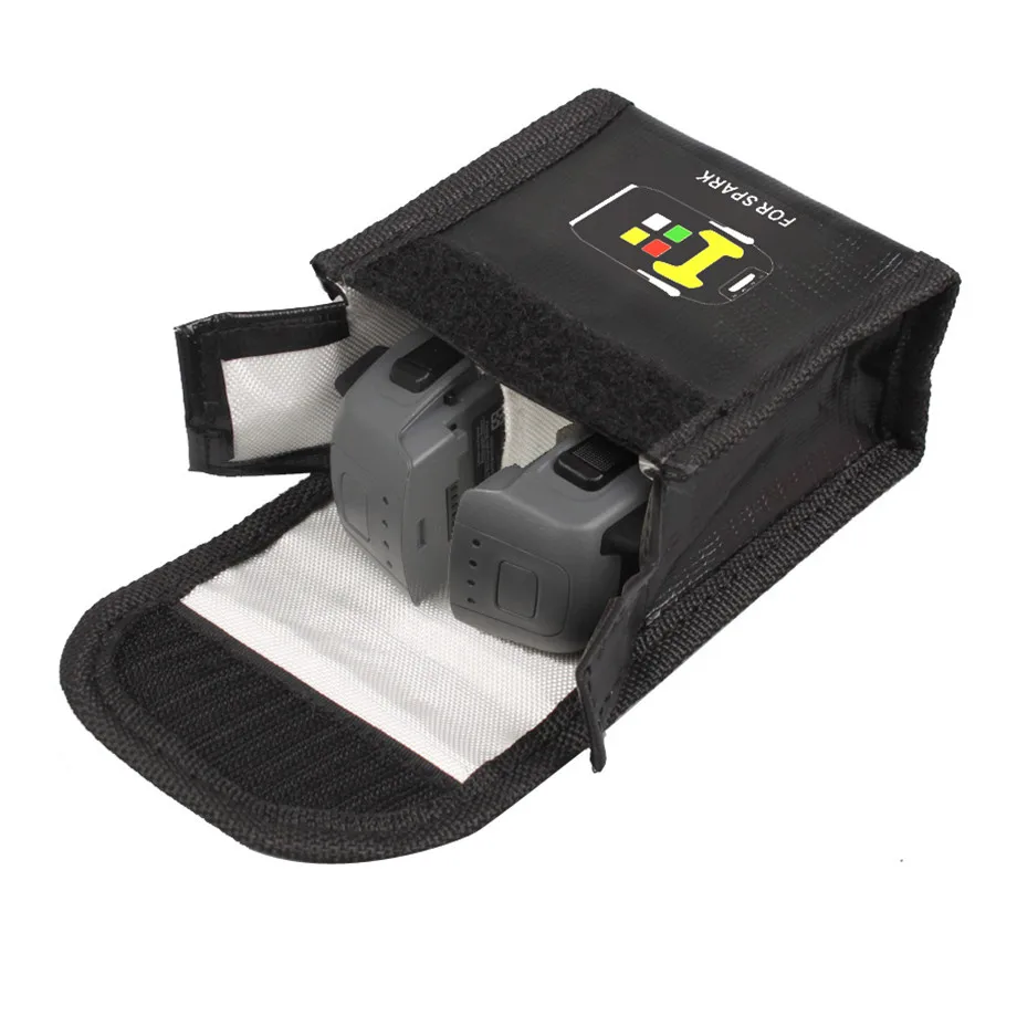 DJI SPARK Drone Lipo Battery Case Explosion-proof Safe Storage Bag Fireproof Protective Box Heat Resistance Radiation Pocket-8