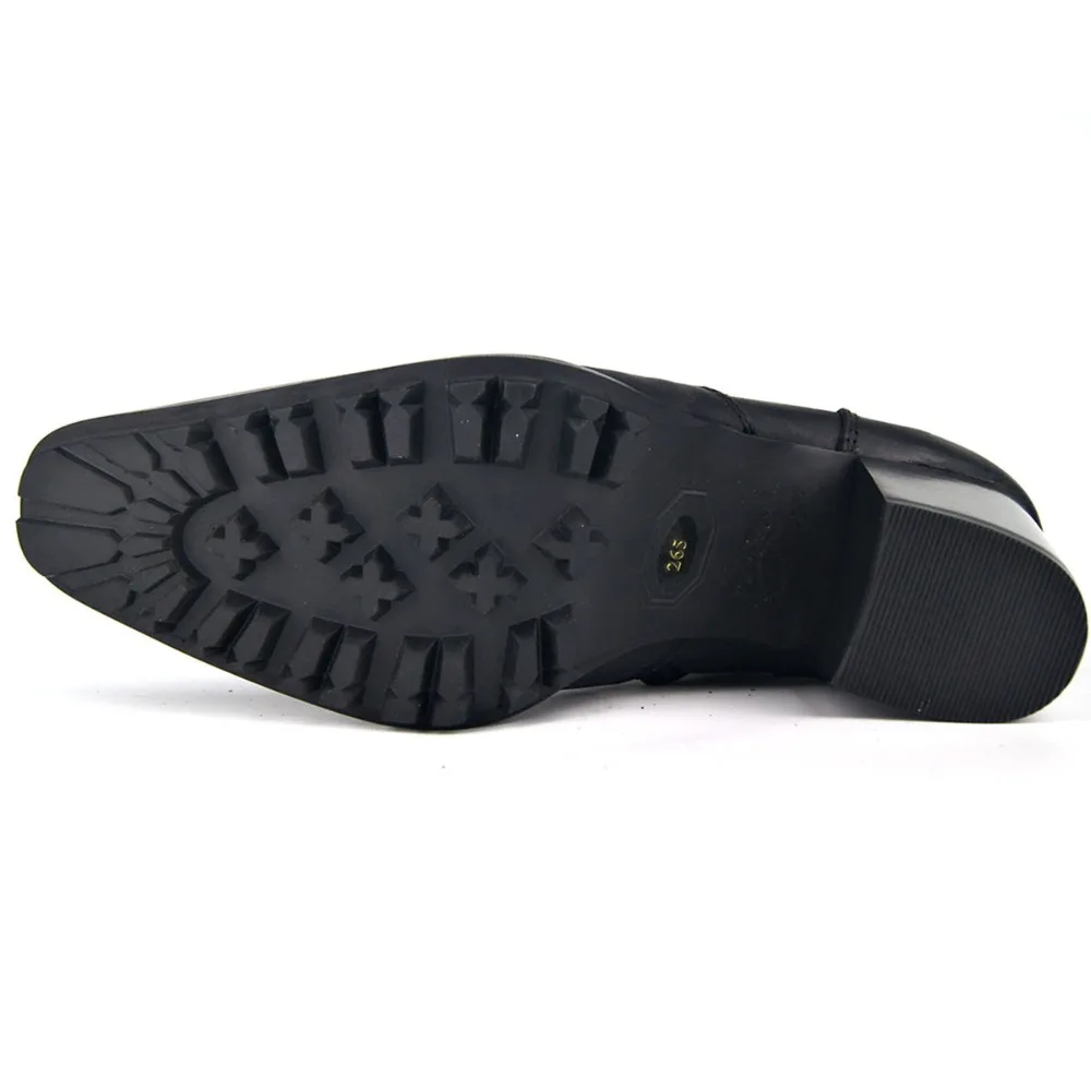 Mano Cuero Vintage Casual Zona De A Oxford La Tobillo Diseñador Otto Hombre Tamaño Más Botas Zapatos Genuino Chelsea Grande Hechas Rq4q1