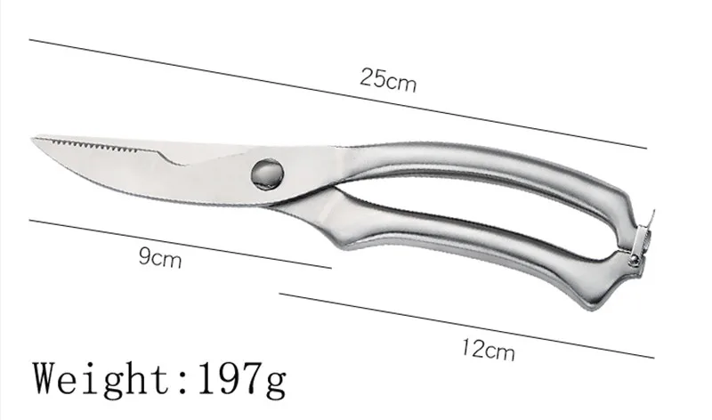 Многофункциональные кухонные ножницы из нержавеющей стали для куриных костей, резак, кухонные ножницы для куриных ножек, крылья для мяса