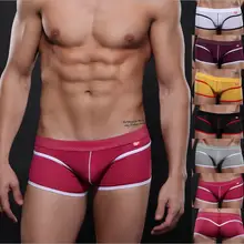 Мужские сексуальные сетчатые трусы-боксеры, дышащее нижнее белье, боксеры Wangjiang