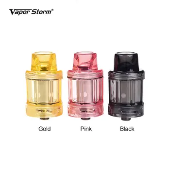 

New Vapor Storm Pro Tank 2.5ml Sub ohm Atomizer Carbon Fiber Freemax Mesh Pro Coil Vape Resin Tank 3 Colors VS Zeus Dual mtl RTA