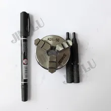 SANOU токарный патрон челюсти Самоцентрирующийся зажим k01-50(M14x1) три челюсти