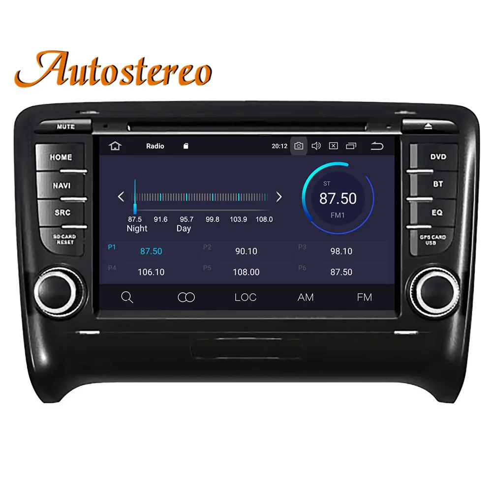 Android 9 PX5/PX6 автомобильный dvd-плеер gps навигация для Audi TT 2006- головное устройство мультимедийный плеер радио магнитола авто стерео