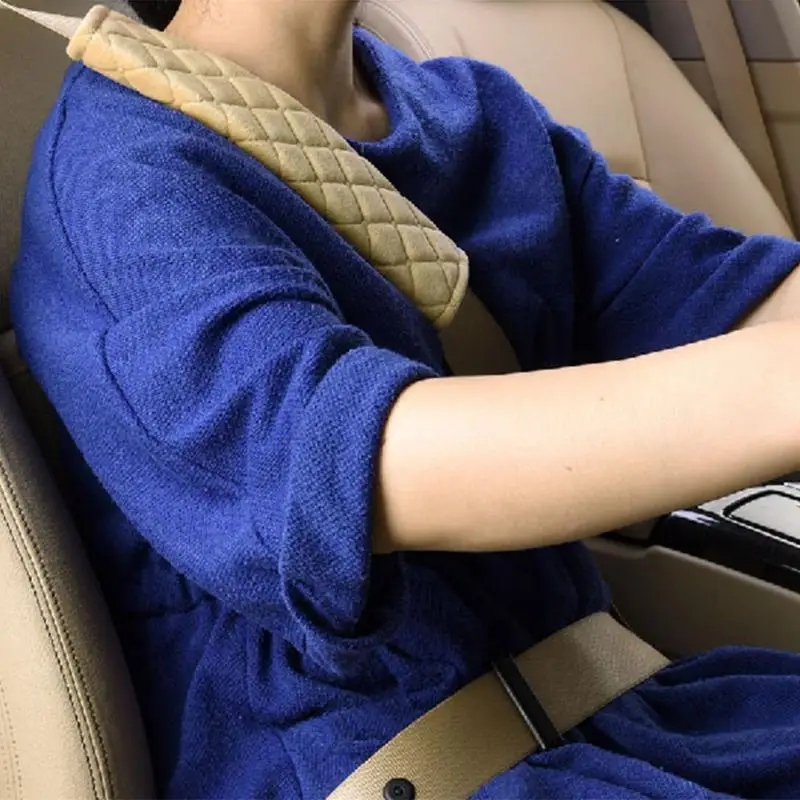 2 шт. автомобильный хлопковый детский ремень безопасности для автомобиля плечо протектор автомобиля-Стайлинг girdled Накладка на ремень