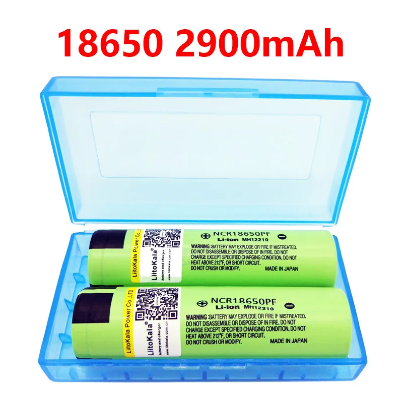 

2019 2pcs/lot New liitokala lii-29PF 18650 2900mAh NCR18650PF dedicated Electronic cigarette Lithium Rechargeable battery 3.7v