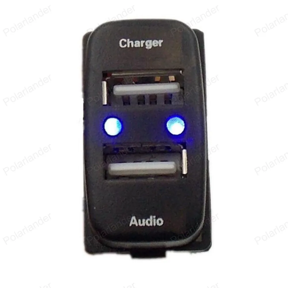 

Special USB Interface Audio Input Socket for M/itsubishi L/ancer O/utlander P/ajero A/SX Car 5V 2.1A Charger