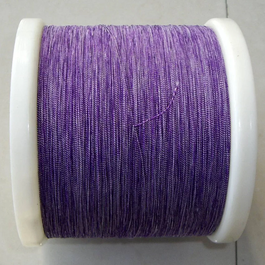 

0.07x7 shares of multi-strand copper silk natural silk envelope sold by the meter Litz wire yarn blue envelope