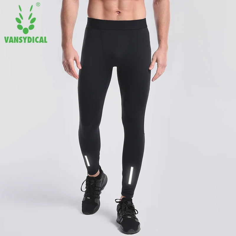 Vansydical Men Compression Pants Running Tights Men Sweatpants Jogging
