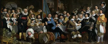 

TOP art -Netherlands Rijksmuseum Amsterdam Dutch painter Schuttersmaaltijd ter viering van de Vrede van Munster print painting