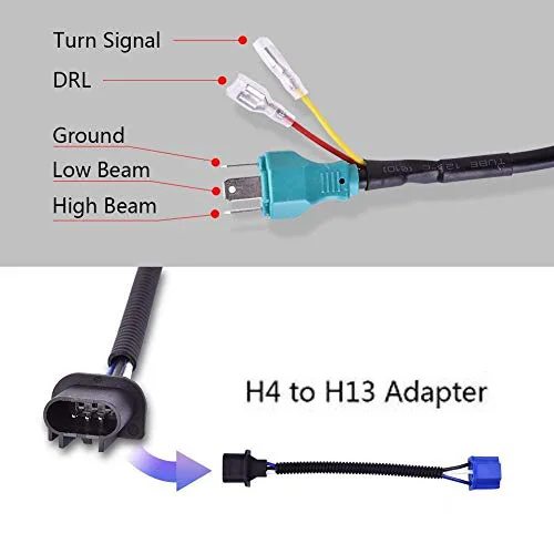 Мотоцикл 7 &quotсветодиодный фары 60 Вт Hi Lo Beam Halo Angel Eye DRL Янтарный указатель поворота