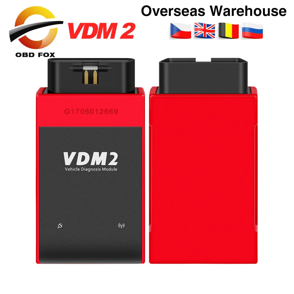 

UCANDAS VDM2 VDM II UCANDAS WIFI Car Automotive Scanner VDM 2 V5.2 Support Multi-Language and Android System Free shipping