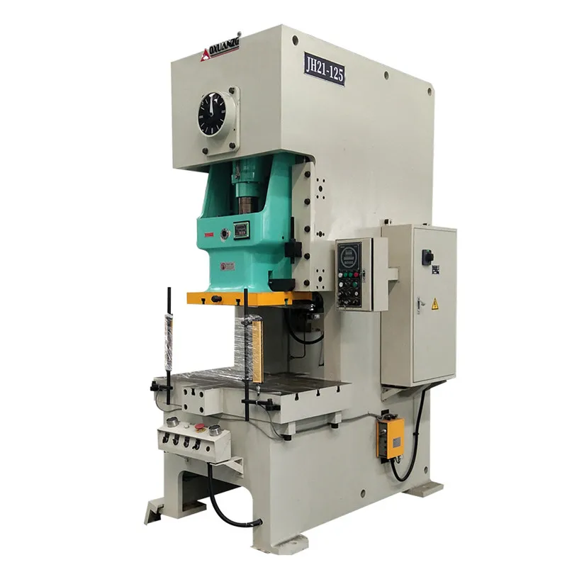 

China JH21-125 Model 125 Tons C Frame Pneumatic Punch Power Press Machine High Performance Sheet Metal Punching Stamping Machine