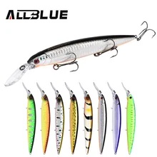 ALLBLUE GEKKO 132SF Rattle Wobbler Fishing Lure 132mm 21.8g Gradual Floating Minnow Crankbait Bass Pike Bait Fishing Deal with