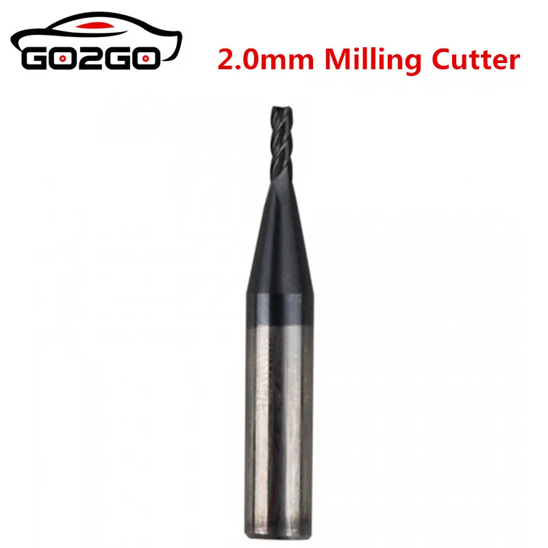 

Hot Sale 2.0mm Milling Cutter For V8 For X6 Key Cutting Machine Free Shipping