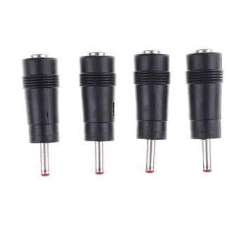 

4pcs DC Converter Head DC5.5 * 2.1 mm Female To 3.5*1.35mm Male DC Power Adapter Big Turn Small 39 x 12mm / 1.5" x 0.47"