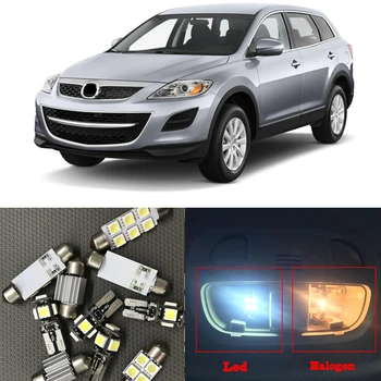 

11pcs Car LED Light Bulbs Kit Canbus For 2007 2008 2009 2010 2011 2012 Mazda CX-9 CX9 12V Led Map Dome Trunk License Plate Lamp