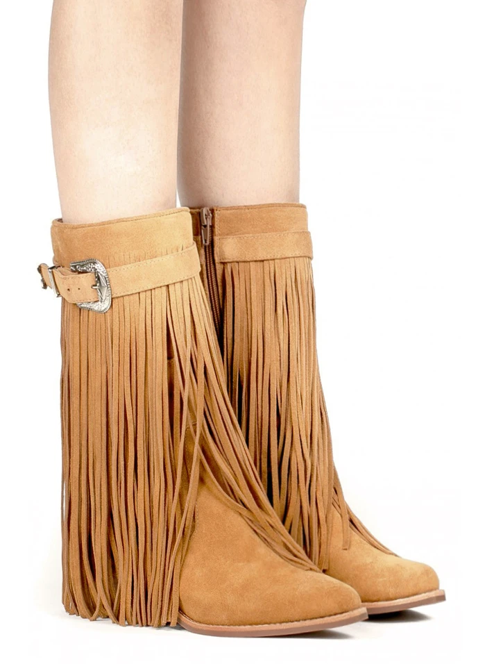 flat fall boots