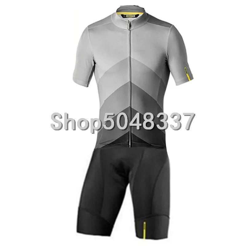 Mavic Pro велокостюм с карманами с коротким рукавом, мужские спортивные триатлонный костюм индивидуальная одежда для велоспорта высокого качества - Цвет: 3