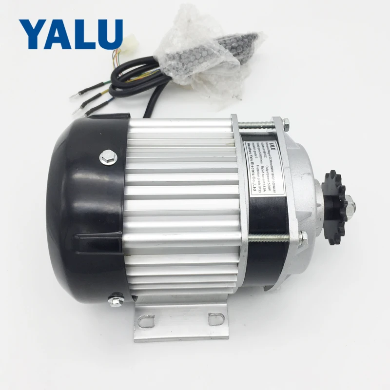 Flash Deal YALU BM1418ZXF 500W 48V UNITEMOTOR BLDC Planetary Reducer Engine Brushless E-Tricycle Electric Three Wheel Rickshaw DC Motor 3