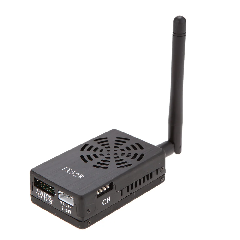 

High Quality RC Toys Parts TX52W 5.8G 2000mW 8-CH High Power Wireless AV Audio and Video Transmitter (TX) SMA Plug