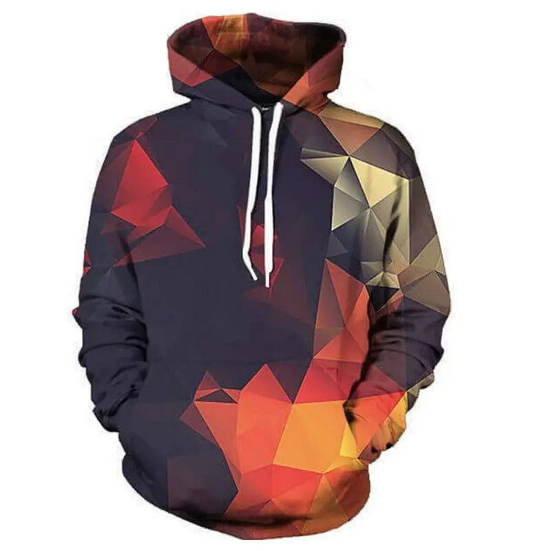 Hot Sale Hip Hop 3D Print Men's Hoodies Fashion Sweatshirt