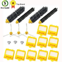 Replacement Part Kit for Roomba Bristle Brush Flexbile Beater Side Brush Hepa Filter for Irobot Roomba 700 Series Vacuum Cleaner