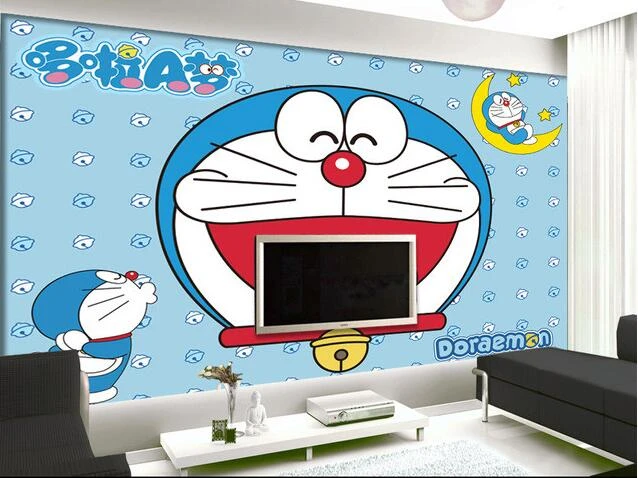 3d Wallpaper Custom Mural Non Woven 3d Room Wallpaper Hd Doraemon Animation Children Room Setting Wall Wallpaper For Walls 3d Wallpaper Background Wallpaper Damaskwallpaper Love Aliexpress