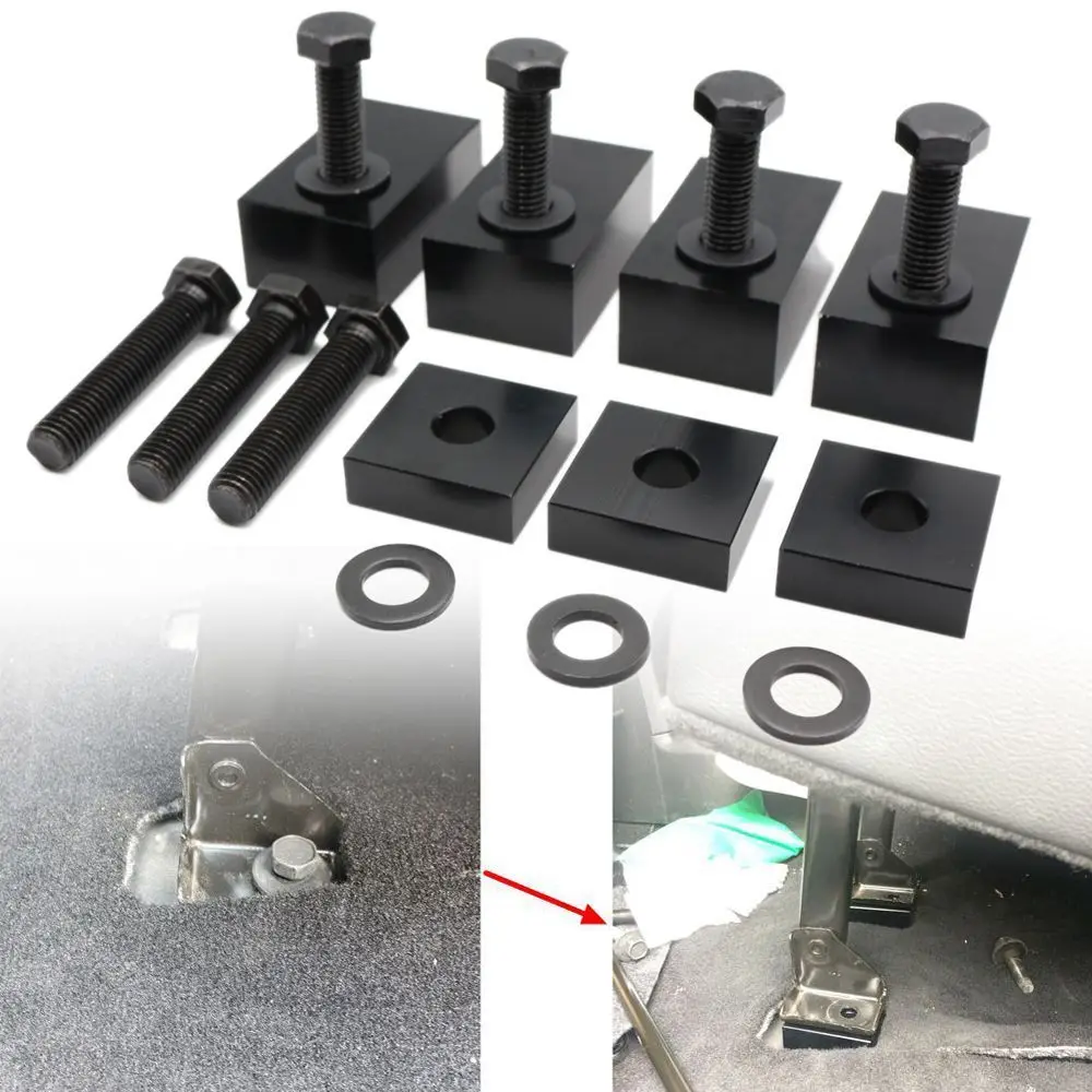 

Rear Seat Recline Kit For Jeep Wrangler Unlimited JK 4 Door 2007-2017 Delrin Mount Bolts Washers Set SUV Back Seat Spare Parts