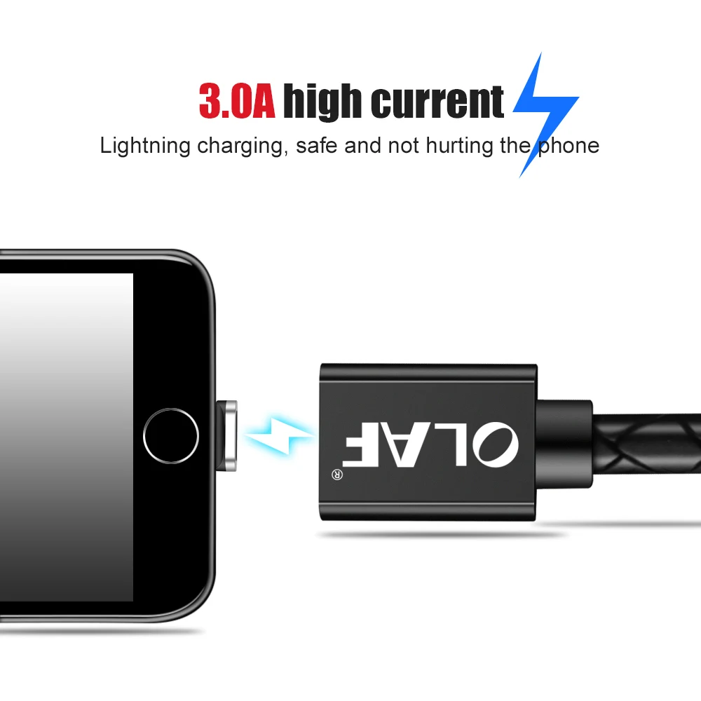 Cable magnético OLAF Micro usb tipo C carga rápida teléfono Microusb tipo C cargador magnético usb c para iphone Samsung huawei xiaomi