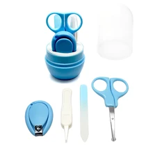 Горячая Sal 4 шт. детский набор для маникюра Пластиковые кусачки для ногтей ног из нержавеющей стали ножницы набор резцов Дети Уход за ногтями Инструмент