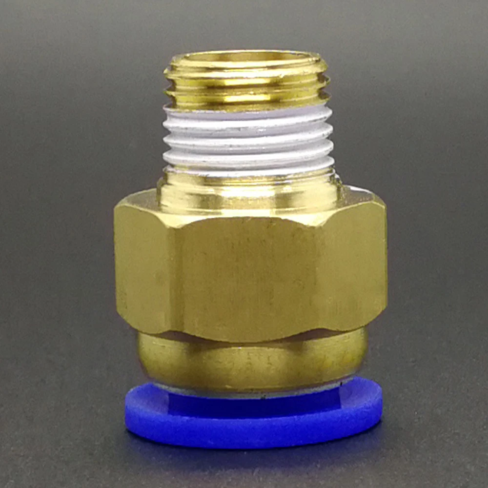 

DN6 1/8" BSP Male x 4mm Hose Brass Push In to Connect One Touch Fitting Pneumatic Air