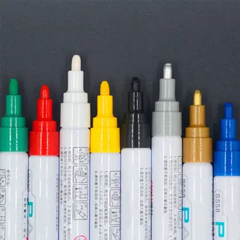 

8 Colors Waterproof Oil Paint Marker Glass/Metal/Tyre Marker Graffiti Permanent Marker Pen