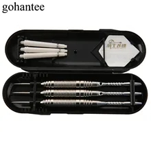 Белые 3 шт./упак. 22 г стальные профессиональные дротики 22 г стальные иглы прямые дротики с алюминиевым валом для электронный дартс