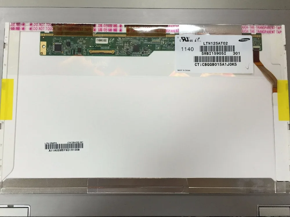 

LTN125AT02 B125XW02 V.0 LP125WH1 For HP 2560p 2570p laptop lcd screen display 1366*768 12.5 inch