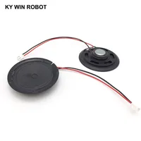 16r הדובר קוטר 2pcs / הרבה חדש דק צעצוע ברכב צופר 16 אוהם 0.5 וואט 0.5W 16R הדובר קוטר 57mm 5.7CM עם 10 ס"מ אורך החוט מסוף PH2.54 (5)