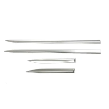 

Exterior Accessories Side Door Body Trim Molding Cover Strip 4pcs ABS Matte For Audi Q2 2017 2018 Car Styling
