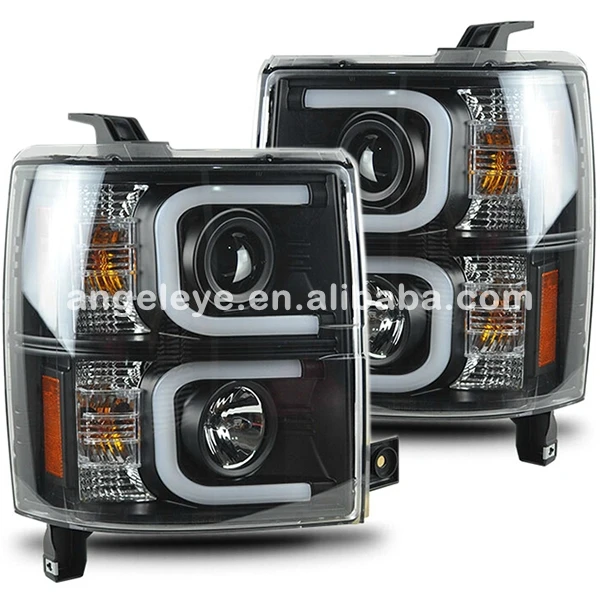 

For CHEVROLET Silverado LED head lamp 2014 to 2015 year SN